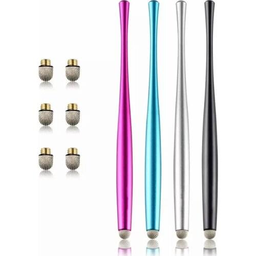 Drawing Stylus Pen Combo Universal Capacitive Touch Screen Fiber Fine Tips Pen For Tablet iPad iPhone Samsung Huawei