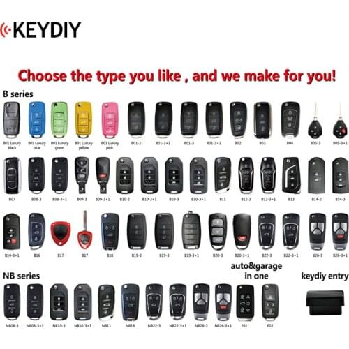 5 PCS/LOT, Original KEYDIY B09 B10 B12 B13 B20 B22 B02 B04 B01 Universal Remote Control Key B-Series for KD900+,URG200 KD-X2