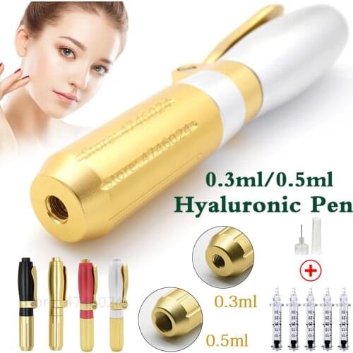 0.3ml Adjustable Noninvasive Nebulizer Hyaluronic Pen Acid Lips Stabilizer Injector Needle-free Injection Hyaluron Atomizer Gun