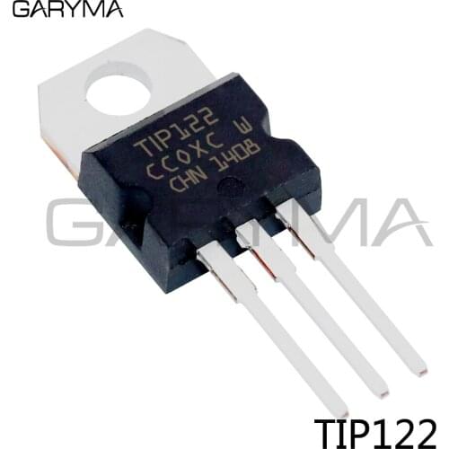 10pcs TIP122 NPN Epitaxial Darlington Transistor TO-220