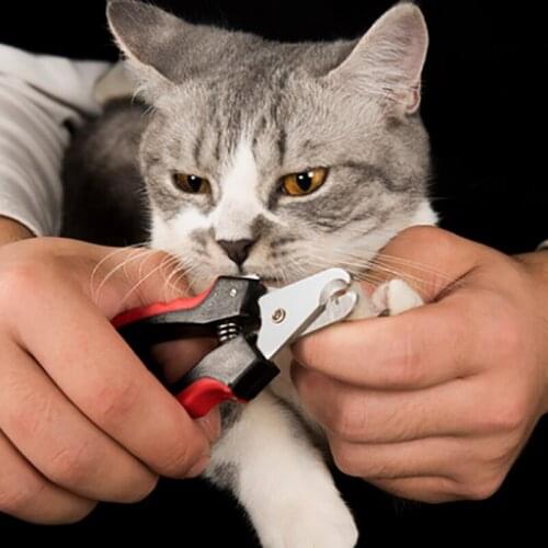 2 Sizes Professional Pet Nail Clippers Dog Cat Stainless Steel Labor-Saving Nail Clippers Convenient Beauty Cleaning Supplies