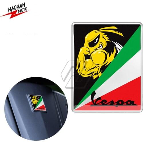 For Piaggio Vespa Logo Front Badge Overlay Mio 3D Decals Sticker Gts Gt ET PX S LX 125 150 250 300 300ie Decals