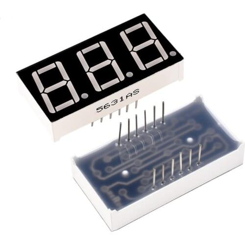 100pcs Digital tube Common Anode Common Cathode Red 1 2 3 4 Bit digital Tube 0.4 inch Red LED Display 7 segment