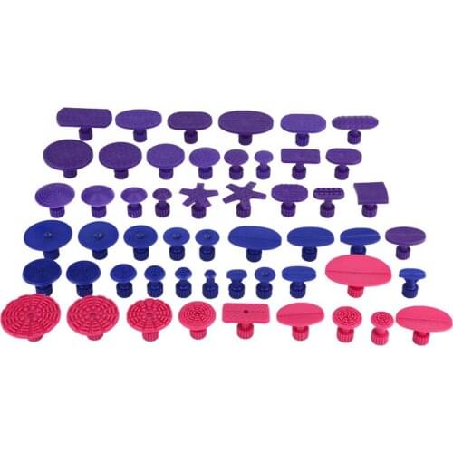 52Pcs Car Auto Body Dents Removal Pulling Tabs Paintless Dent Repair Tools Car Dent Repair Puller Tabs