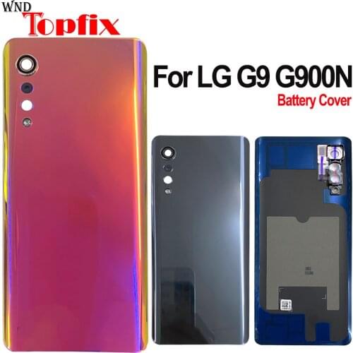 6.8" For LG Velvet 5G Battery Cover Door For LG G9 G900N G900EM Rear Housing Back Cover With Lens Replacement Parts