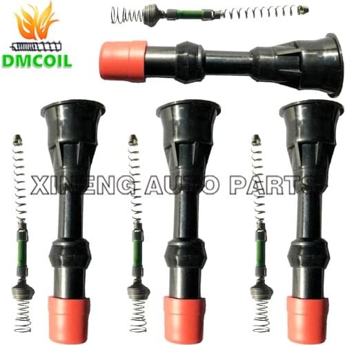 4 PCS FRONT ROW IGNITION COIL BOOTS WITH RESISTANCE FOR HONDA CIVIC VII VIII HYBRID (01-) FIT II III (02-) JAZZ (03-) CM11109