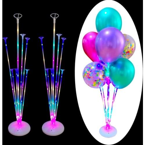 Birthday Party Balloons Stand Balloon Holder Column Plastic Balloon Stick Birthday Party Decorations Kids Adult Wedding Baloon
