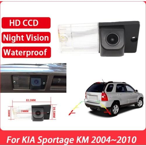 Rear view camera CCD Full HD Night Vision Waterproof Reverse Camera For KIA Sportage KM 2004 2005 2006 2007 2008 2009 2010