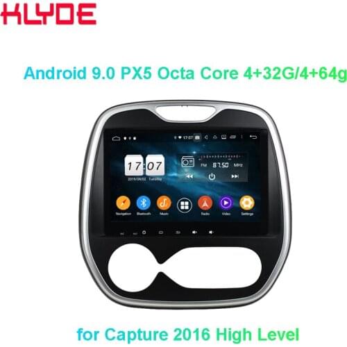 KD-9627 Klyde 9inch Android 9 Octa Core 4GB RAM DSP BT Car Multimedia Player Stereo for CAPTURE 2016 HIGH LEVEL