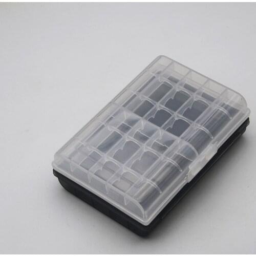 MasterFire 300pcs/lot Hard Plastic AA AAA Battery Holder Box Organizer Container For 10 x AA or 14 x AAA Batteries Case Cover