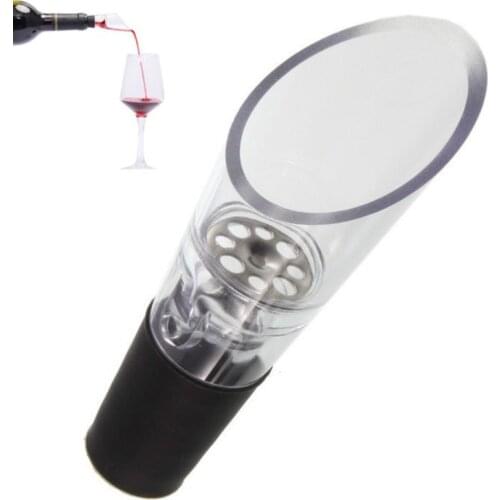 Mini Red Wine Aerator Quick Wine Bottle Pourer Decanter Pour Spout Portable Bar Tool Dumping Funnel kitchen Accessories