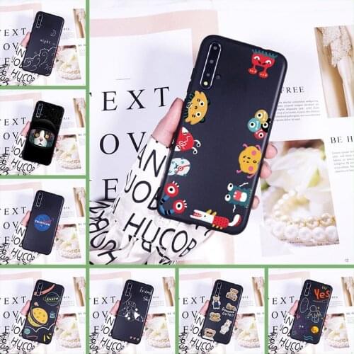 Soft Silicone Phone Case For Huawei Honor V20 8S 8A Pro Dog Cat Star Bear Back Cover For Huawei Honor 20 Lite Pro 10i 20i