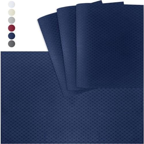 Set of 4 Polyester Jacquard Placemats for Dining Table Rectangle Heat Resistant Drink Holder Cup Pad Mat Kitchen Cup Wine mat