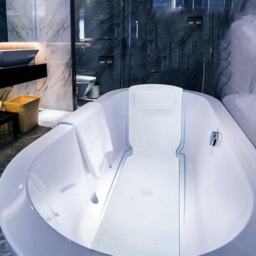 Non-slip BathTub Mat Suction Cup Bath Tub Pillow SPA Pillows Neck Cushion Hangable Bathroom Accessories Drop shipping41