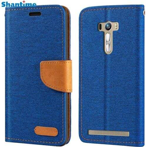 Oxford Leather Wallet Case For Asus ZenFone Selfie ZD551KL With Soft TPU Back Cover Magnet Flip Case For ZenFone Selfie ZD551KL