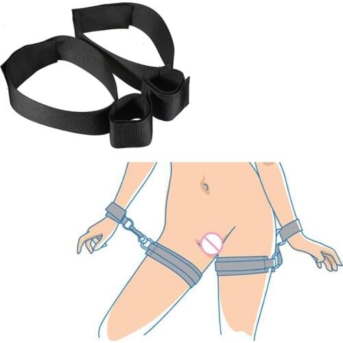 Adult Games Nylon Erotic Slave Fetish Sex Toys For Woman Couples BDSM Bondage Gear Restraints Body Handcuffs Ankle Sex Products
