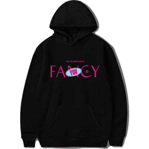 Twice Fancy You The 7th Mini Album Print Hoodies Sweatshirt Women/men Popular Clothes Hot Sale Hooded Sweatshirt Kpop K-pop