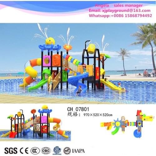 2017 High quality outdoor water playground for swimming pool