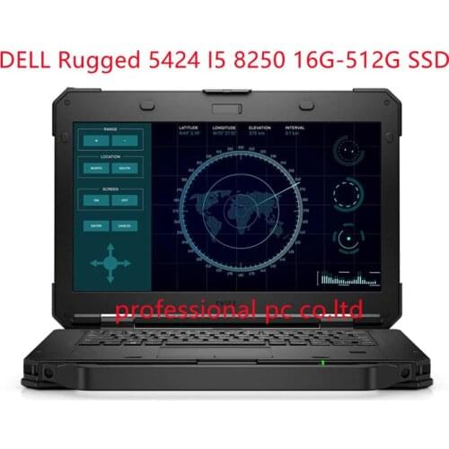2021 Used Rugged Extreme laptop DELL 5424 I5 825016G with 512G SSD High Configuration three proof windows10 car diagnosis PC