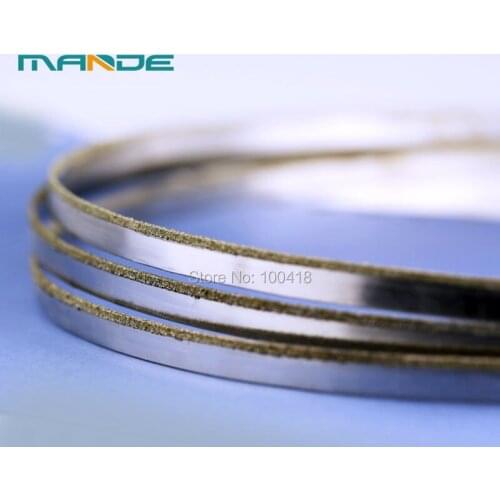 EMS Free Shipping 10pcs 37"*1/8" Replacement Diamond Band Saw Blade cutting glass for Diamond Laser 3000XL machine