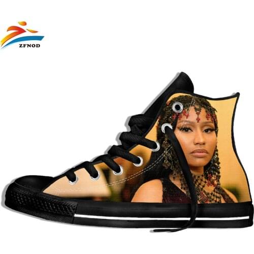 Artwork Queen Nicki Minaj Calls Out Spotify,Republic Records 'Queen' Album 3D Print 3D Print Head Portrait Black Color Shoes