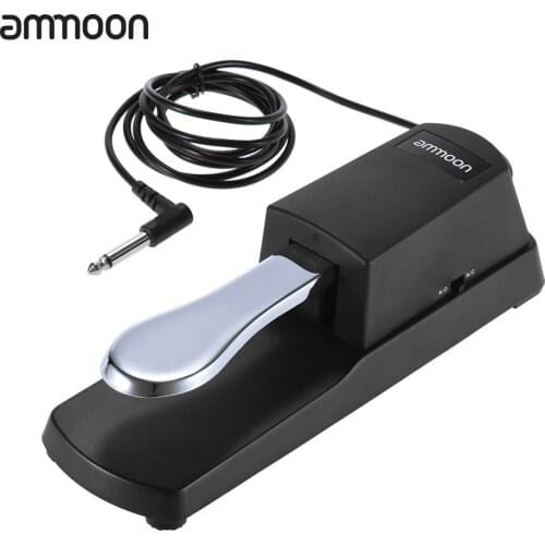 Ammoon Piano Sustain Damper Pedal Keyboard Sustain Pedal for Electric Piano Electronic Organ