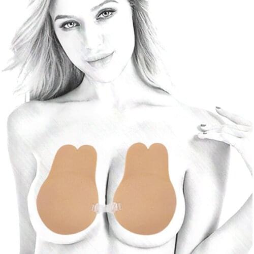 Women Front Closure Bra Invisible Push Up Sexy Strapless Bra Stealth Adhesive Backless Breast Enhancer Ladies Bras Nipple Cover