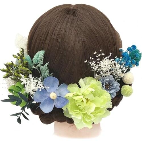 Echo-beauty 17Pcs/Set Hair Vine Lightweight Ornamental Anti-fall Shiny Hair Vine for Date