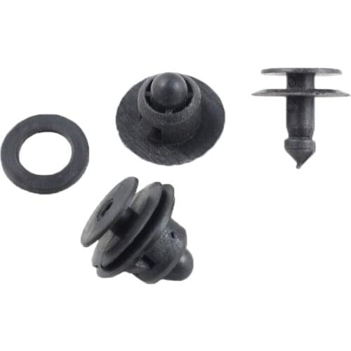 Car Door Trim Panel fixed clips Fastener Retaining Clip Black Plastic For Nissan