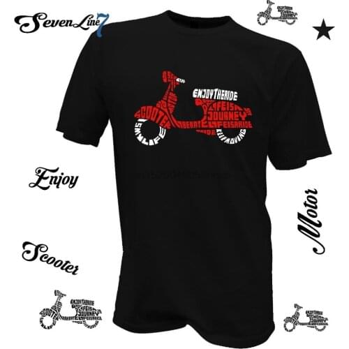 2019 Fashion Hot T-Shirt Roller Scooter Retro motorcycle Mofa Motorrad Biker Italjet Kymco 1405 T shirt