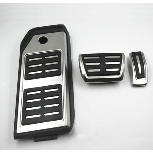 Foot Pedal Rest Fuel Cover Aluminum Car Accelerator Pedal Brake Pedal For VW Touareg 2019 2020 for Porsche Cayenne Macan