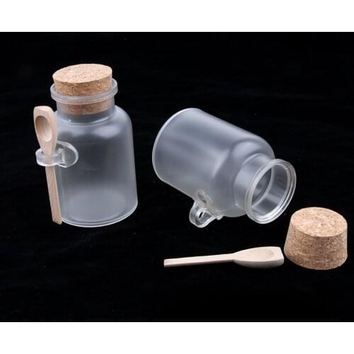 4 Pieces Of Empty Glass Bottles Of Schnapps Bottles Spice Jars With Cork