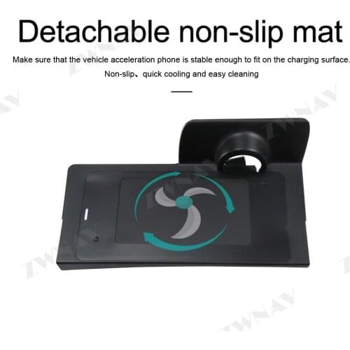 QI car wireless charger For JEEP Grand Commander high version 2018 Fast Wireless Charging Car Phone Holder for iphone/Samsung