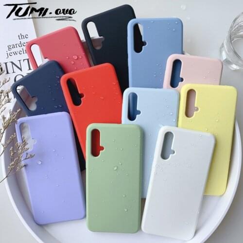Matte Candy Silicone Case For Huawei P40 Lite E P30 Pro Y5P Y6P Y7P 2020 Y6 Y7 Prime 2019 Honor 10 10i P Smart Z Plus Soft Cover