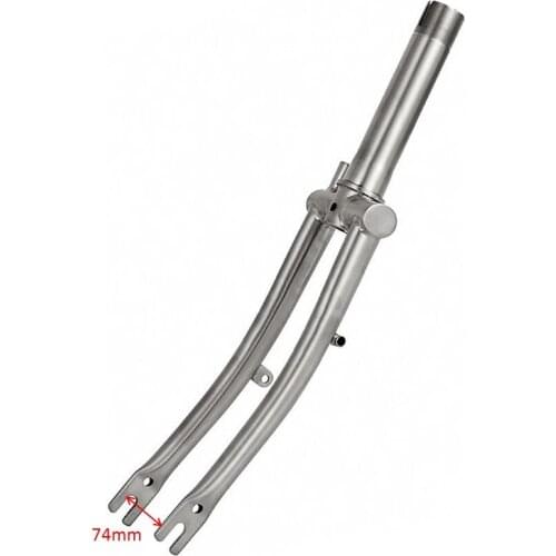 Titanium Front Fork for Brompton bike normal 74mm width and disc break 100mm width