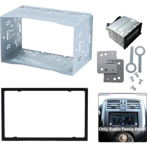 Universal DVD Mounting Frame Kit Double 2 Din Hardware Car Stereo Radio Fascia Frame Automotive Radio Player Box Accessories