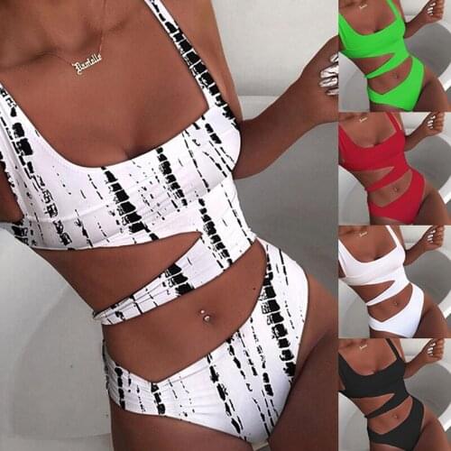 Women One-piece Swimsuit Swimwear Bathing Suit Tankini Bikini Monokini Swimming Suit Beachwear