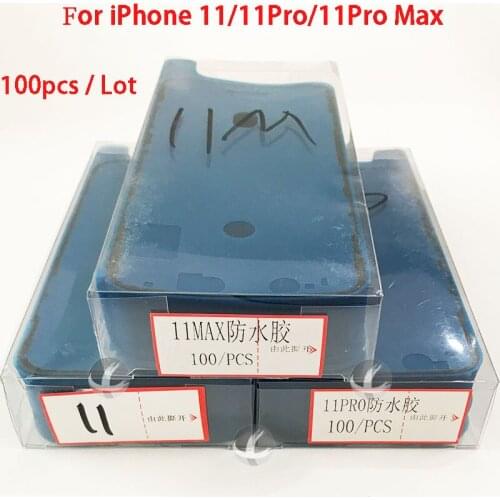 100pcs / Pack Waterproof Adhesive For iPhone 6 6S 6SP 7 7P 8 8P Plus X XS XSM XR 11 Pro Max 11Pro SE2 LCD Screen Frame Sticker