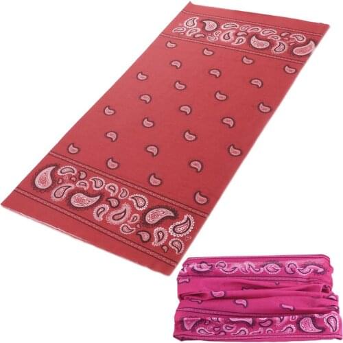 2pcs Women Men Pattern Print Bandana Headband Motorcycle Half Face Neck Scarf Balaclava Headwear Multifunction Hair Accessories