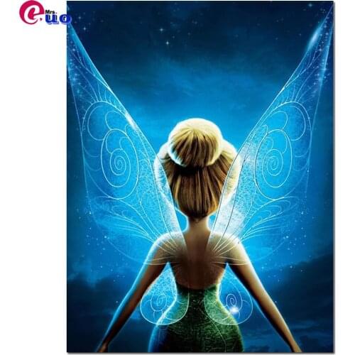 5d DIY Cartoon Butterfly Fairy Diamond Painting Kits Diamond Embroidery Sale Full Square/Round Elf Girl Diamond Mosaic Decor