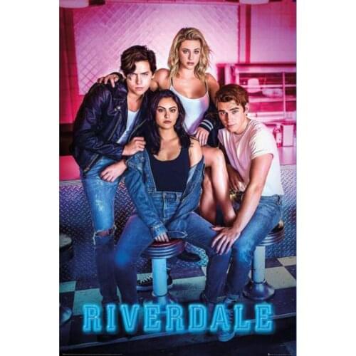 Free Shipping Full Square/Round Diamond 5D Diamond Painting TV Series "Riverdale" Character DIY Handmade Home Decoration