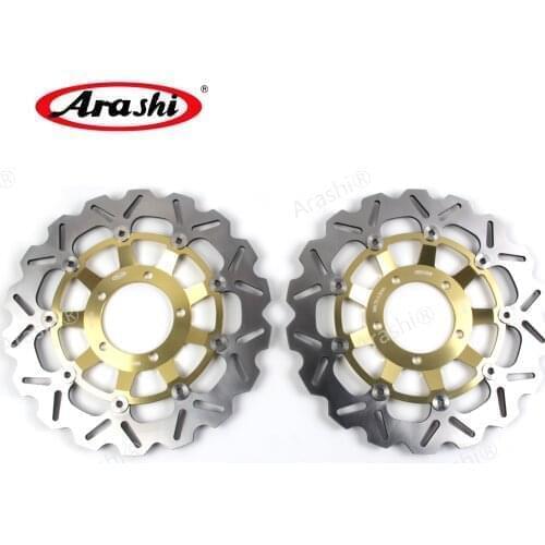 ARASHI CNC Motorcycle Front Brake Discs Rotors For TRIUMPH Daytona 675 2006 2007 2008 2009 2010 2011 2012 2013 2014 2015 2016