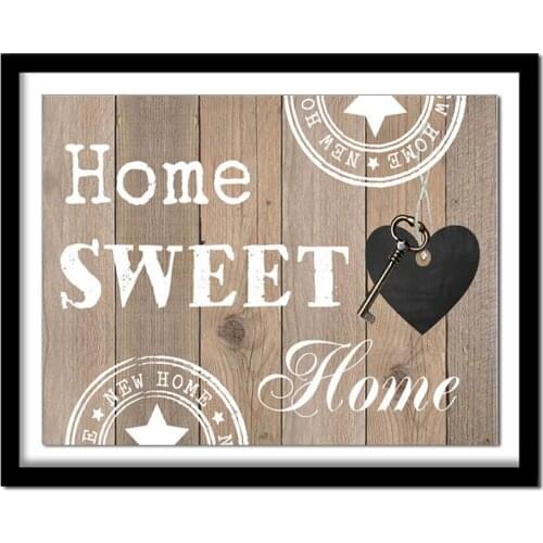 Diamant painting 5D DIY Diamond Embroidery Home Sweet Home Letters Love Diamond Painting Cross Stitch Rhinestone