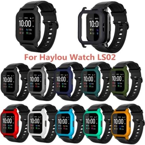 Case Cover For Haylou LS02 Smart Watch Hard PC Shell Protector Frame For Xiaomi Haylou LS02 Strap Bracelet