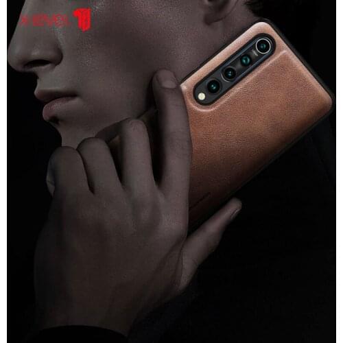 For Xiaomi 10 Pro Phone Case Original Luxury PU Leather Slim For Mi10 Back Cover Full package Soft edge Free Shipping X-Level