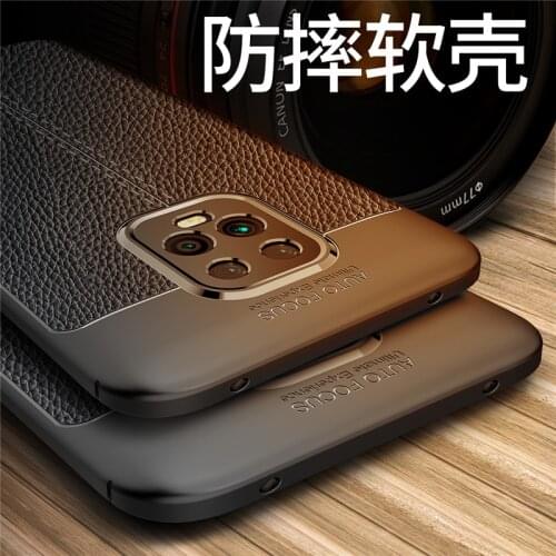 For Xiaomi Redmi 10X Pro 5G Case Soft Silicone Leather Anti-knock Phone Cover For Redmi 10X Pro 5G Case For Redmi 10X 10 X Pro