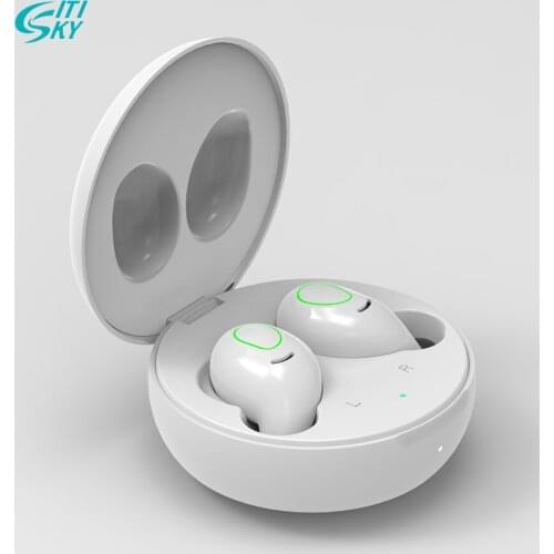 Citisky Bluetooth Earphone 5.0 Touch Waterproof Sport Wireless Earphones Stereo True Wireless Earbuds with Micrphone