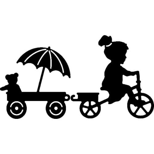 Girl Cycling Doll Cutting Dies Metal Stencils for DIY Scrapbooking Photo Album Paper Cards Craft Decor New 2020 Die