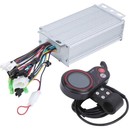 Electric Bicycle Controller Throttle 24V 48V 60V 450W 500W 1000W Electric Scooter Motor Controller LCD Thumb Shifter E-Bike Part