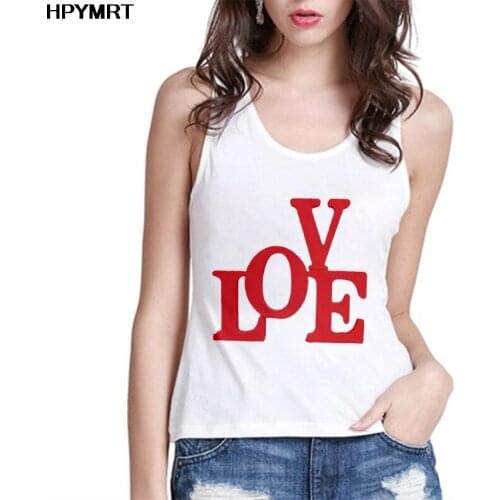 Summer Style Soft Women Tank Top Fitness Sexy Sleeveless Sport T Shirt Elegant Lady Bottoming Tees Streetwear White Tanks Love